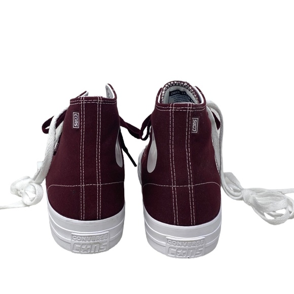 Converse CTAS Pro Hi Shoe For Women Canvas Deep Bordeaux Sneakers Casual 171322C - Picture 4 of 8